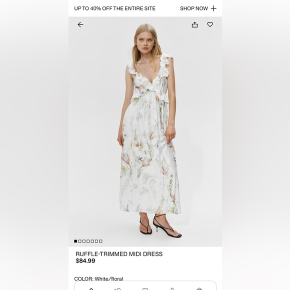 Floral Ruffle Dress - Picture 5 of 13